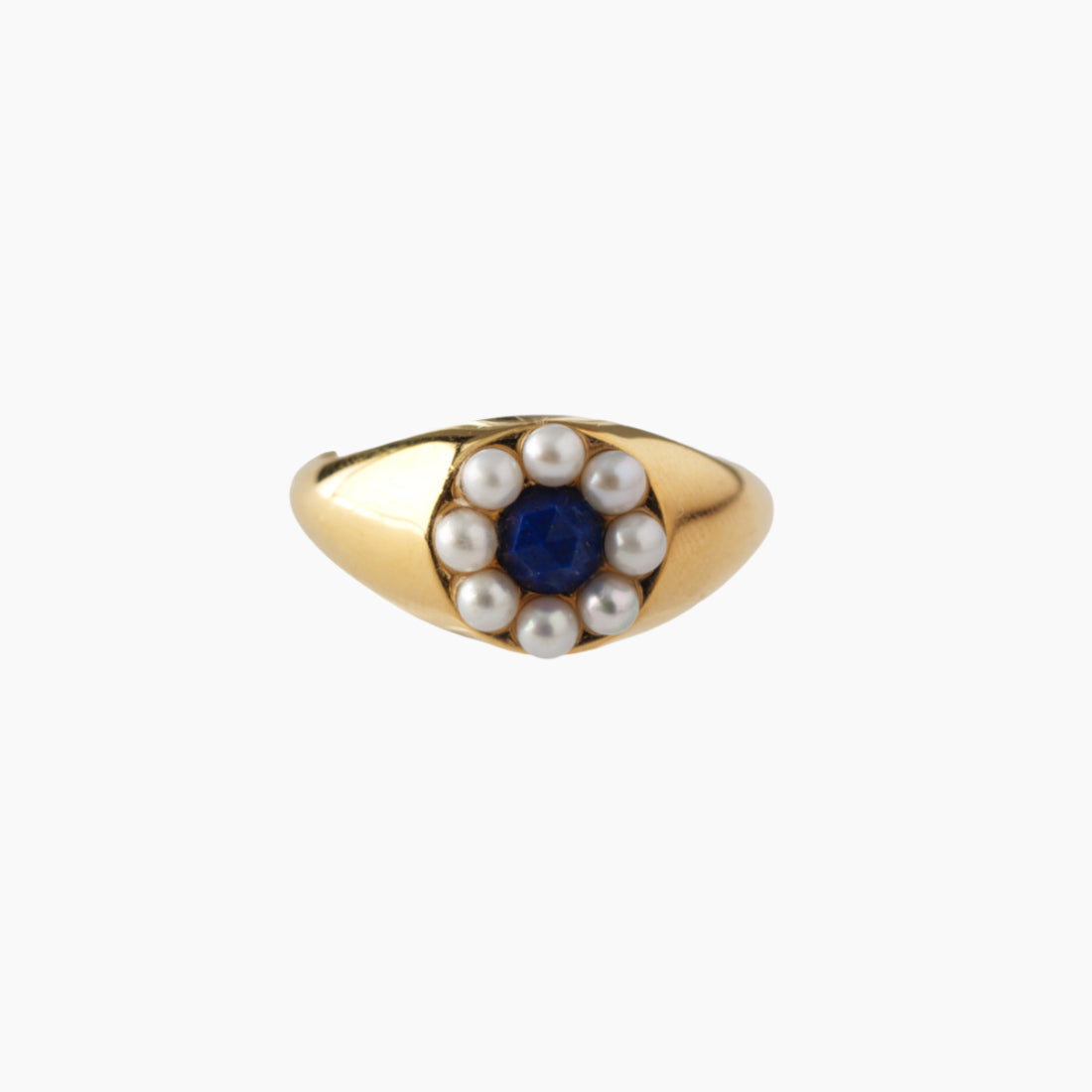 【NEW】Stone×Pearl Flower Ring