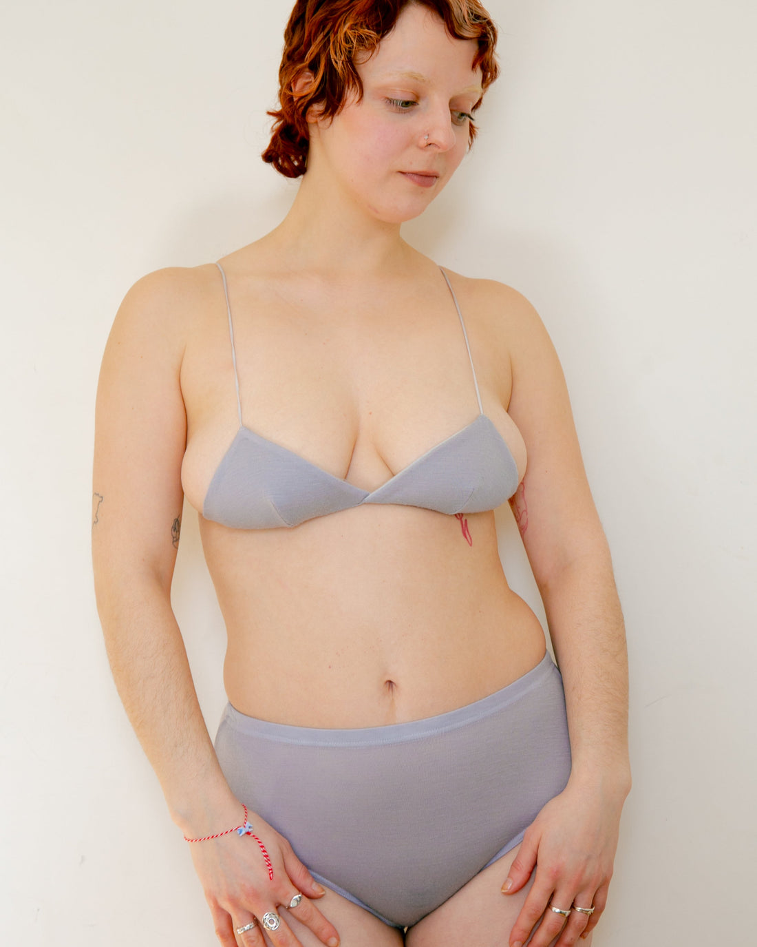 Wool triangle Bra