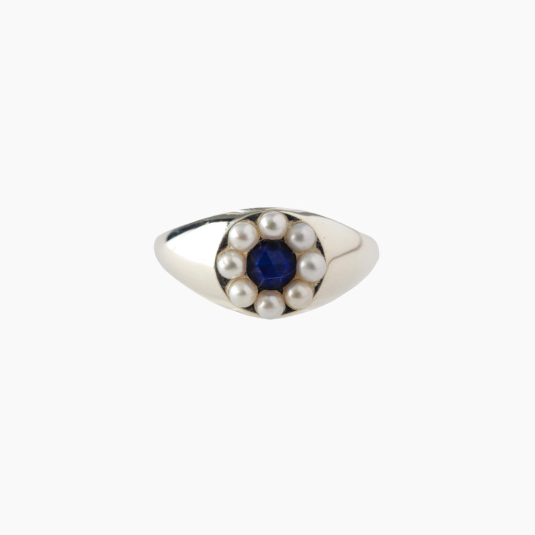 【NEW】Stone×Pearl Flower Ring