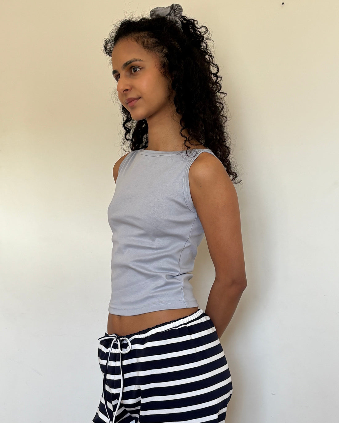 【NEW】Boat Neck Tanktop