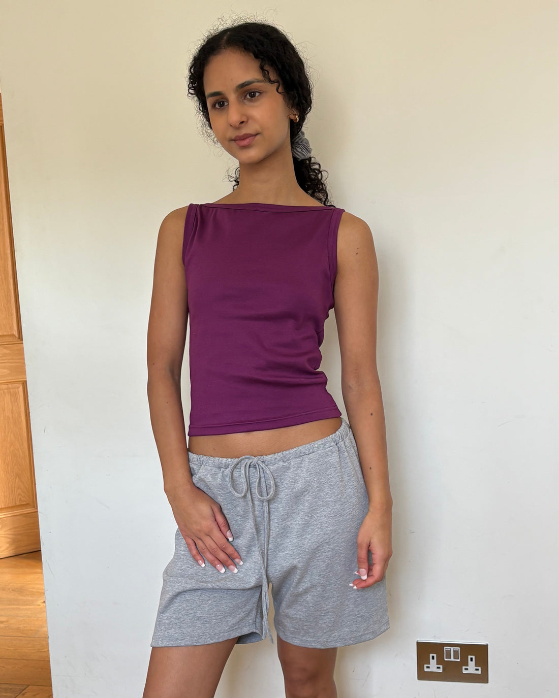 【NEW】Boat Neck Tanktop