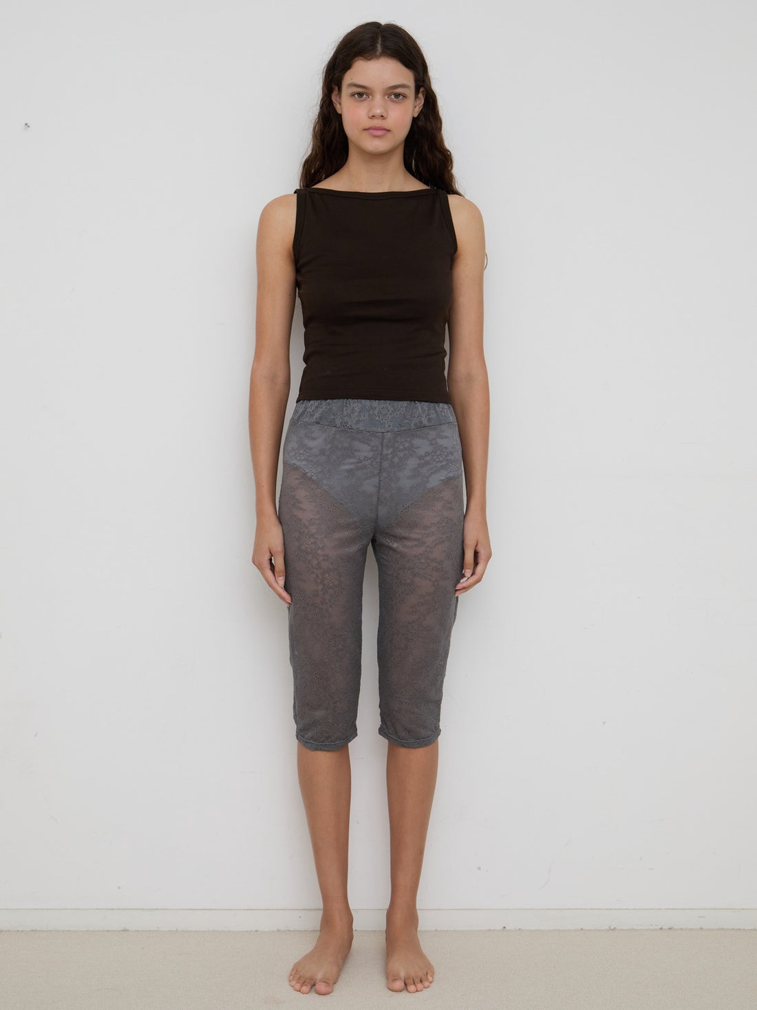 【NEW】Lace Capri Leggings