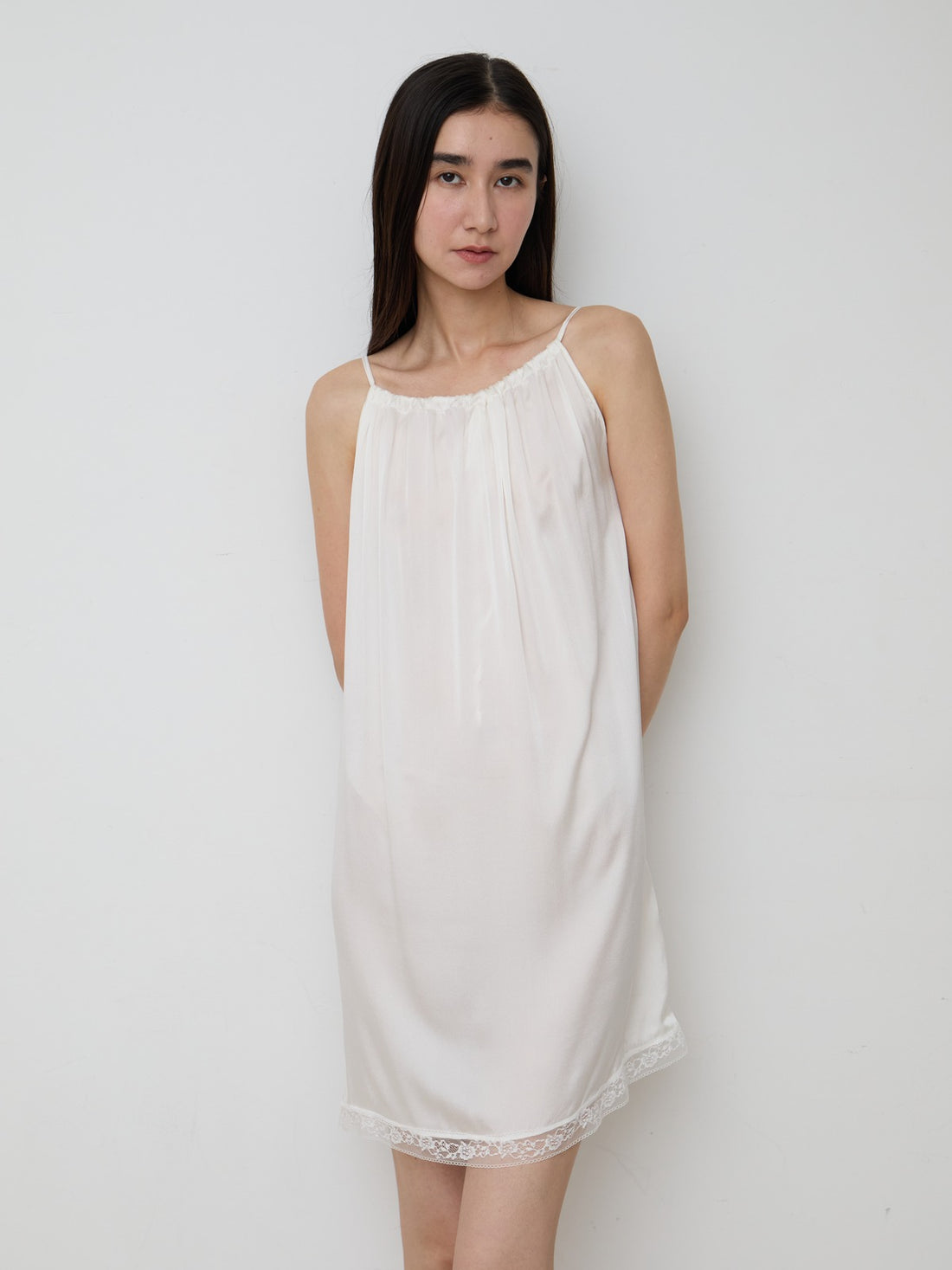 【NEW】Lace Silk Négligé