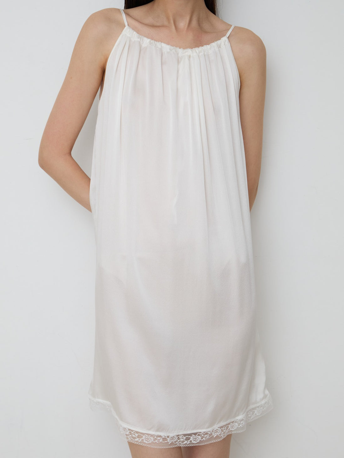 【NEW】Lace Silk Négligé