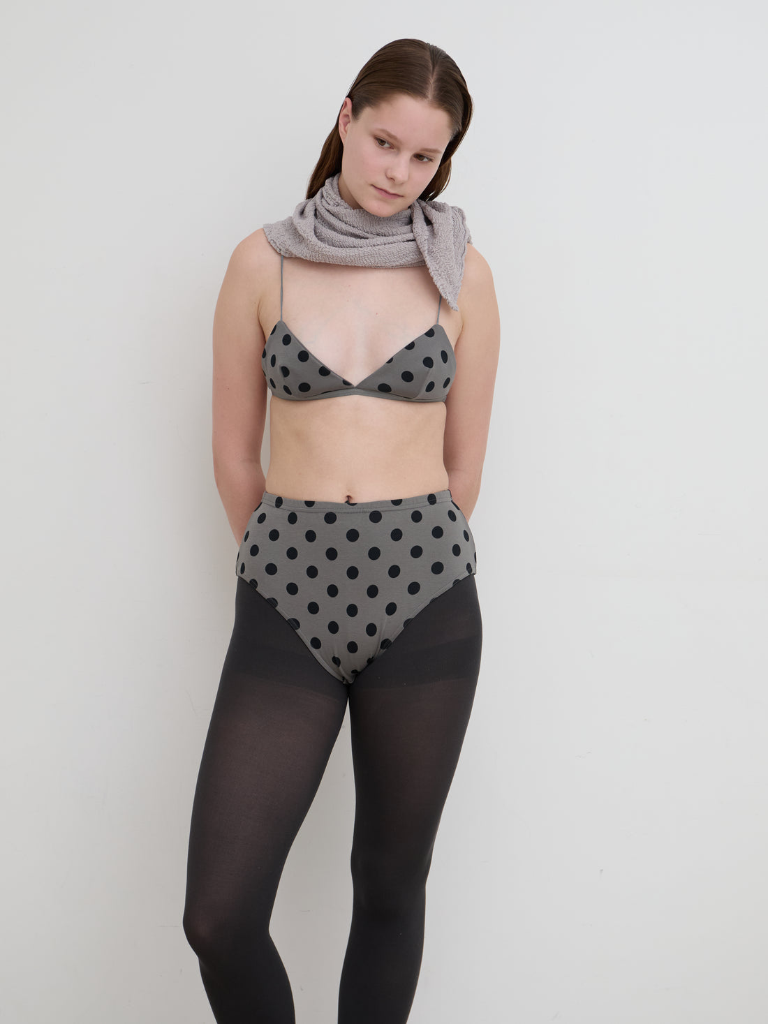 Dots Hiwaist Shorts