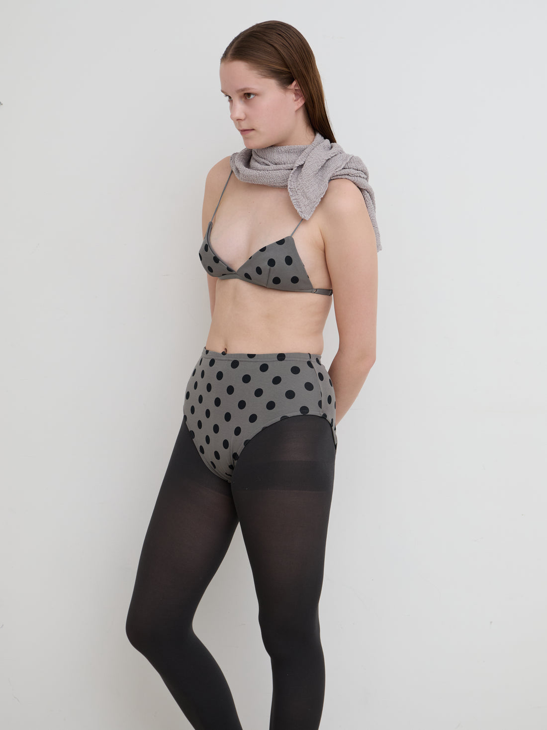 Dots Hiwaist Shorts