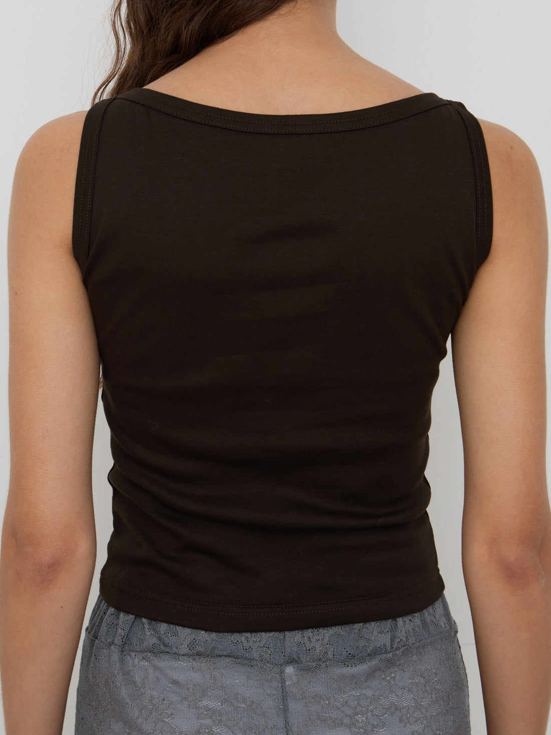 【NEW】Boat Neck Tanktop