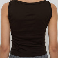 【NEW】Boat Neck Tanktop