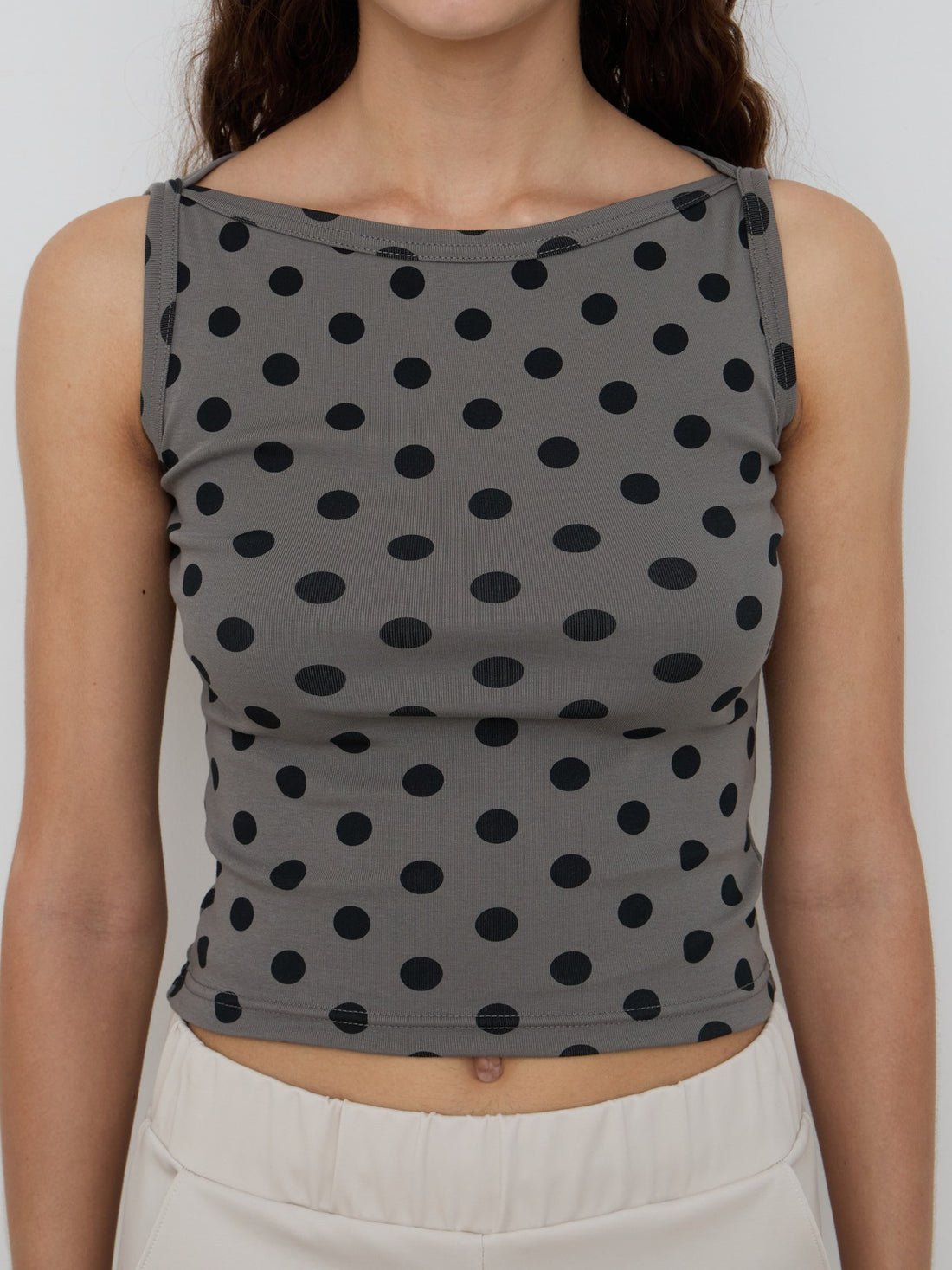 【NEW】Boat Neck Tanktop