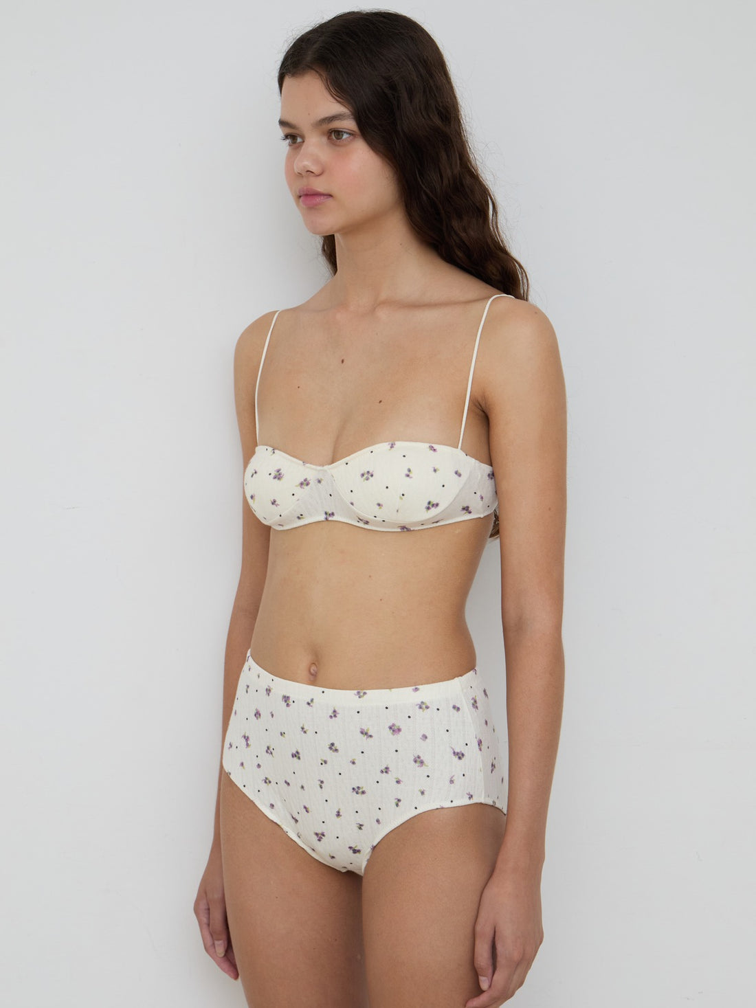 【NEW】Flower Dots Bra