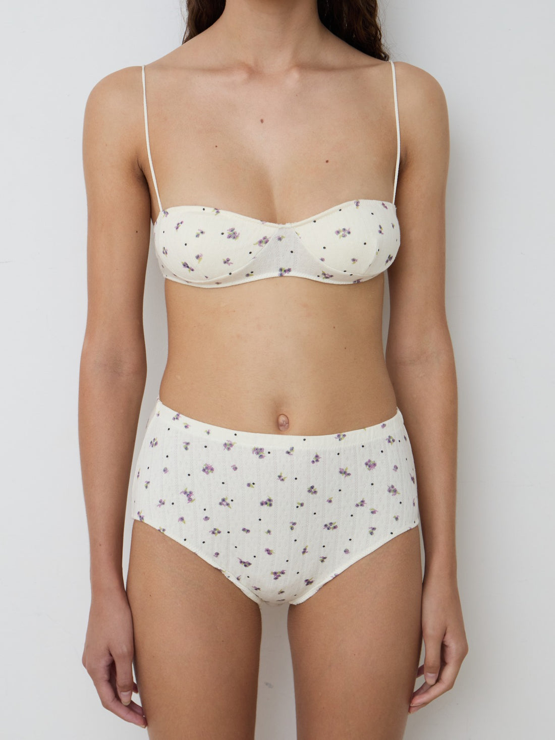 【NEW】Flower Dots Bra