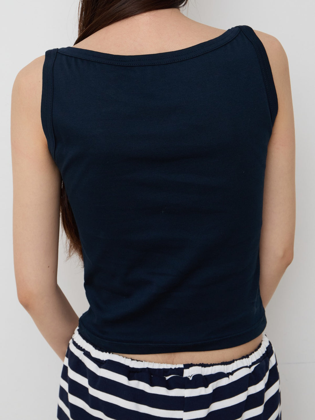 【NEW】Boat Neck Tanktop