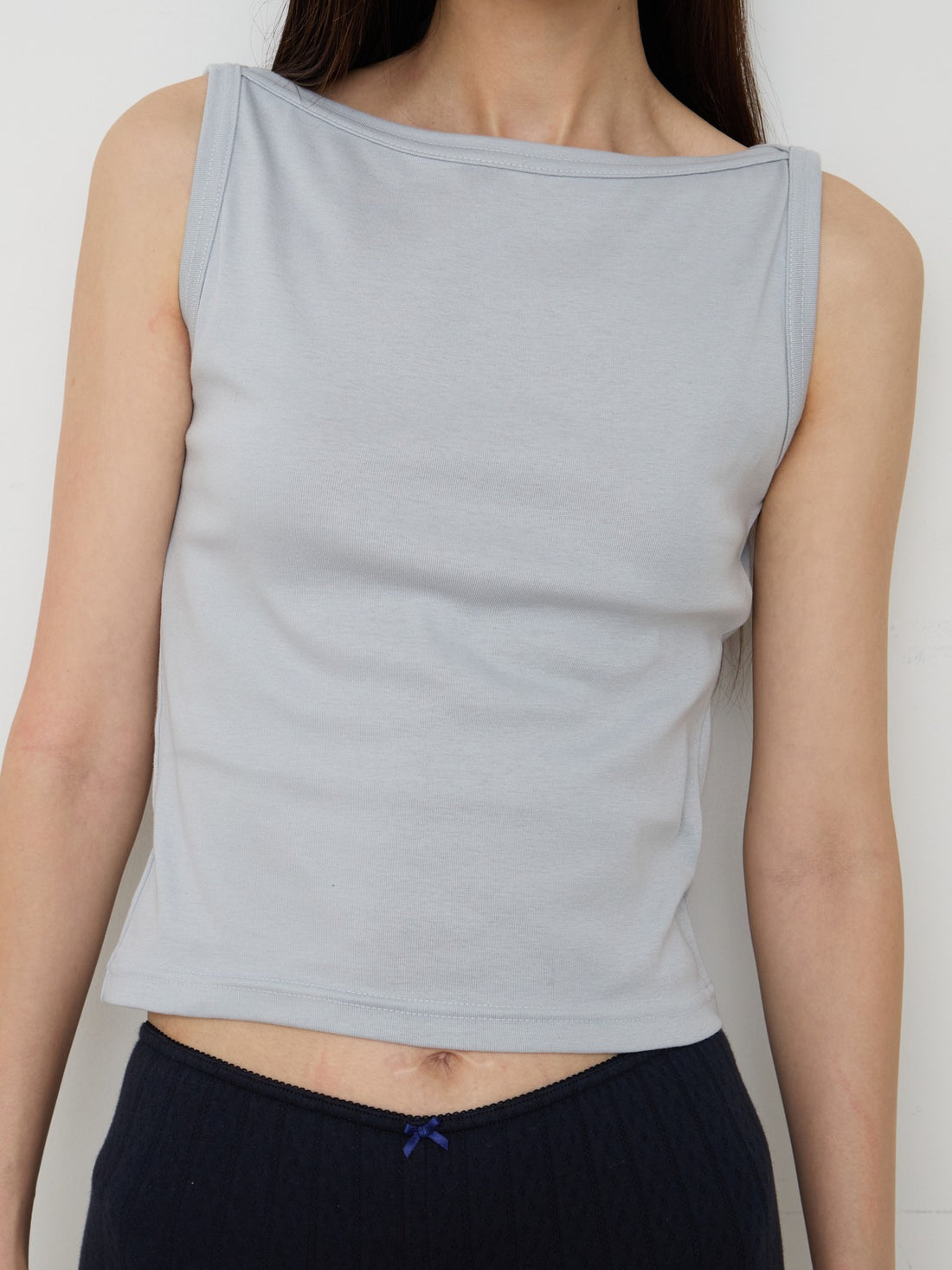 【NEW】Boat Neck Tanktop