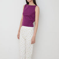 【NEW】Flower Dots Capri Leggings