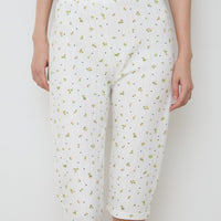 【NEW】Flower Dots Capri Leggings