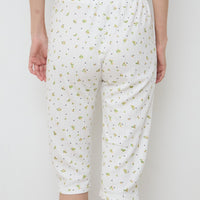 【NEW】Flower Dots Capri Leggings
