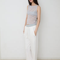 【NEW】Lace Boat Neck TankTop