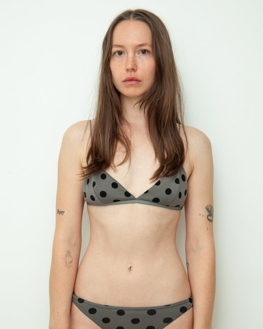 Dots Triangle Bra