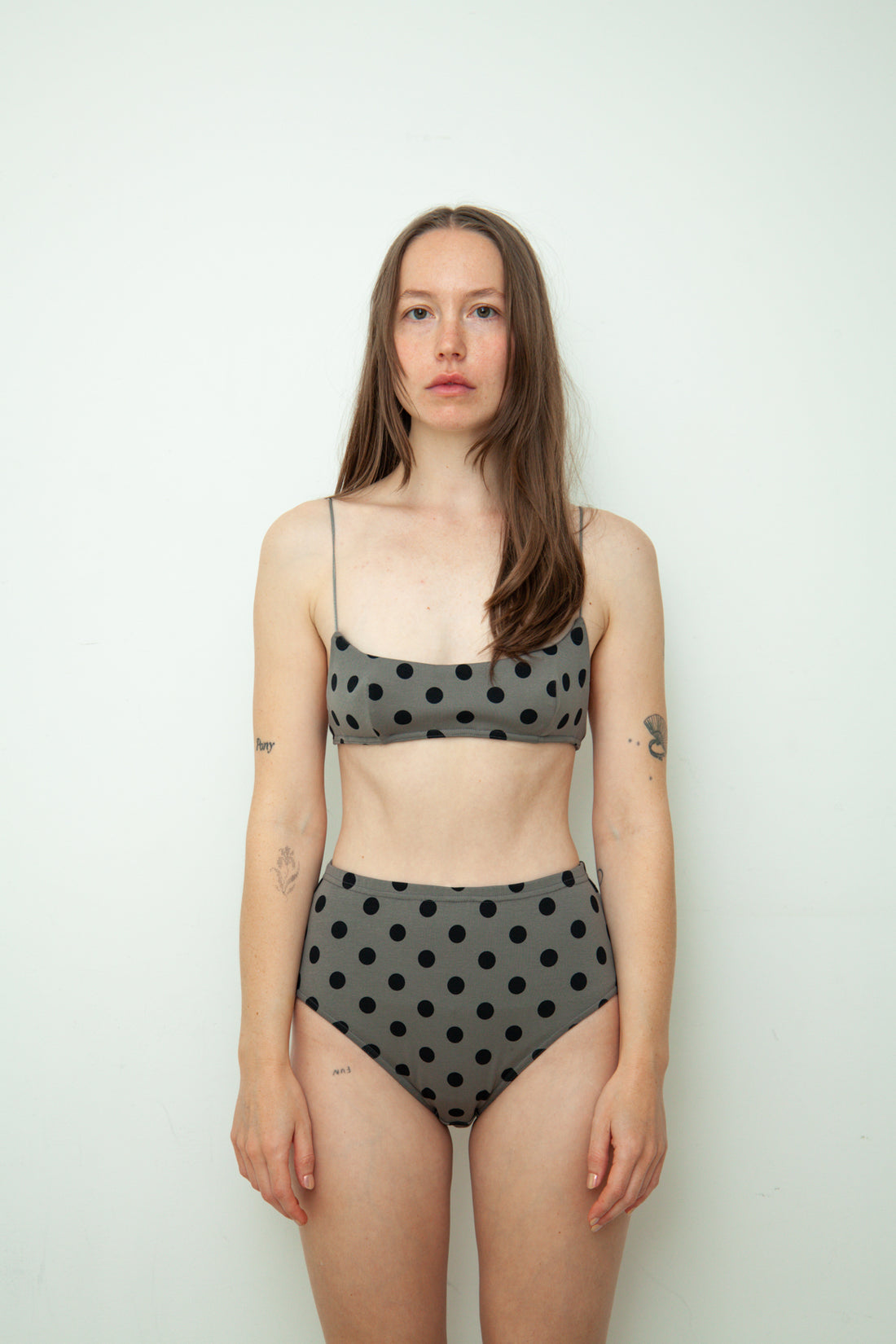 Dots Hiwaist Shorts
