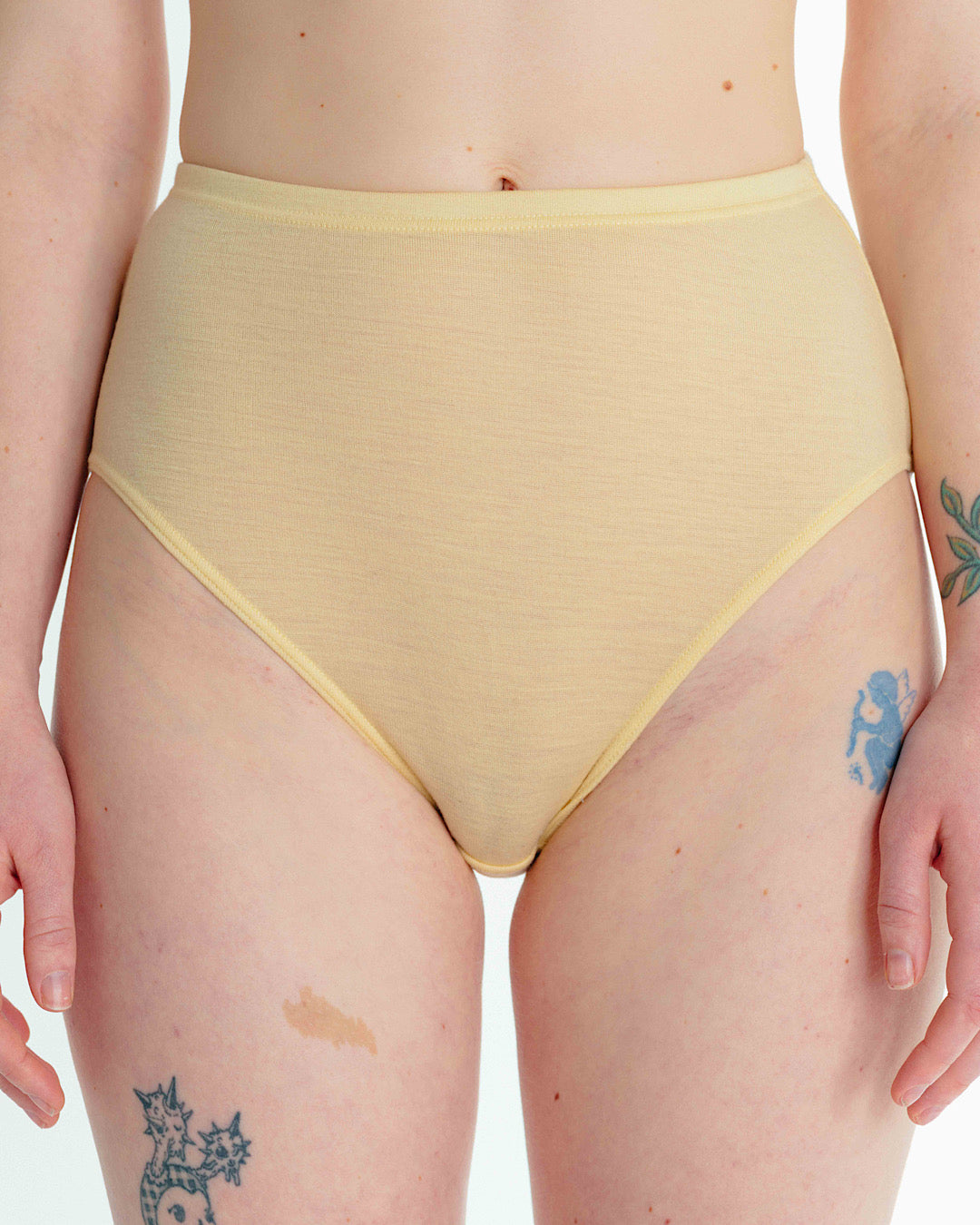 Wool high-waist Shorts