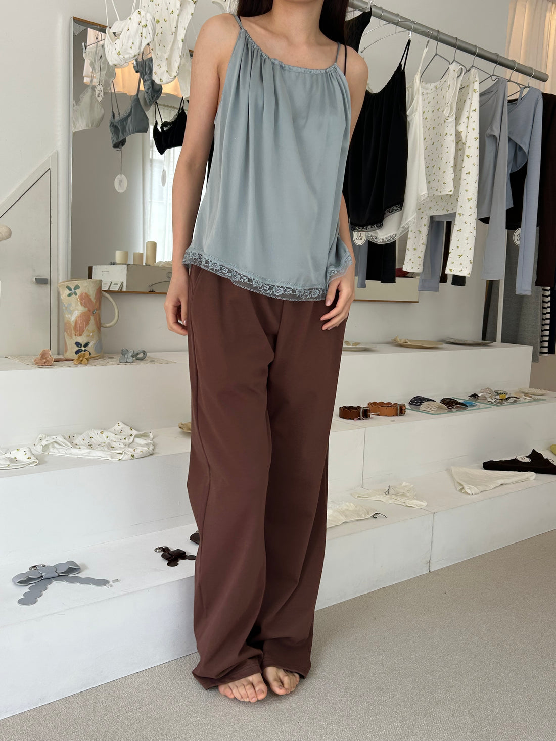 Cotton Easy Pants