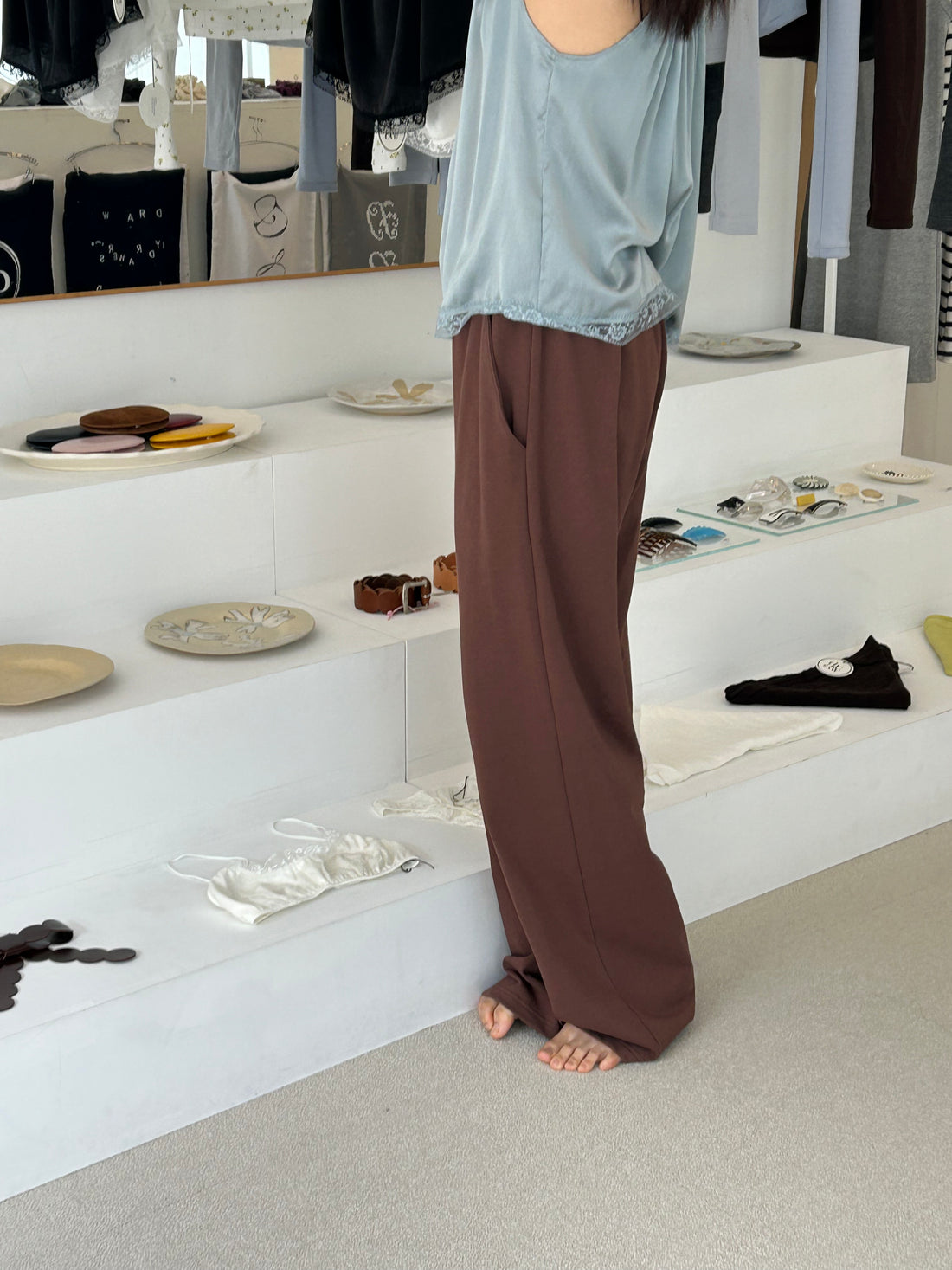 Cotton Easy Pants