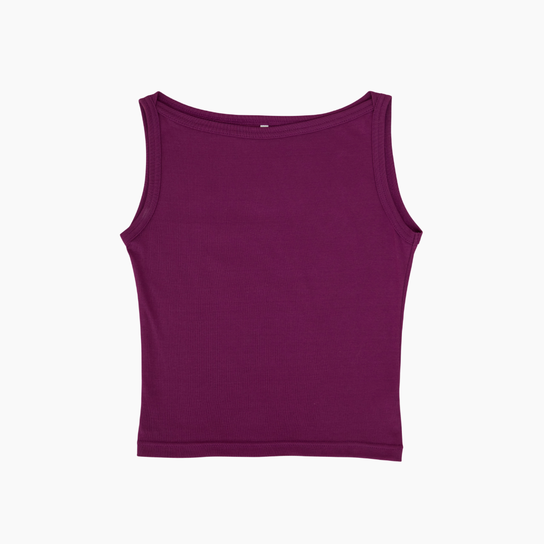 【NEW】Boat Neck Tanktop