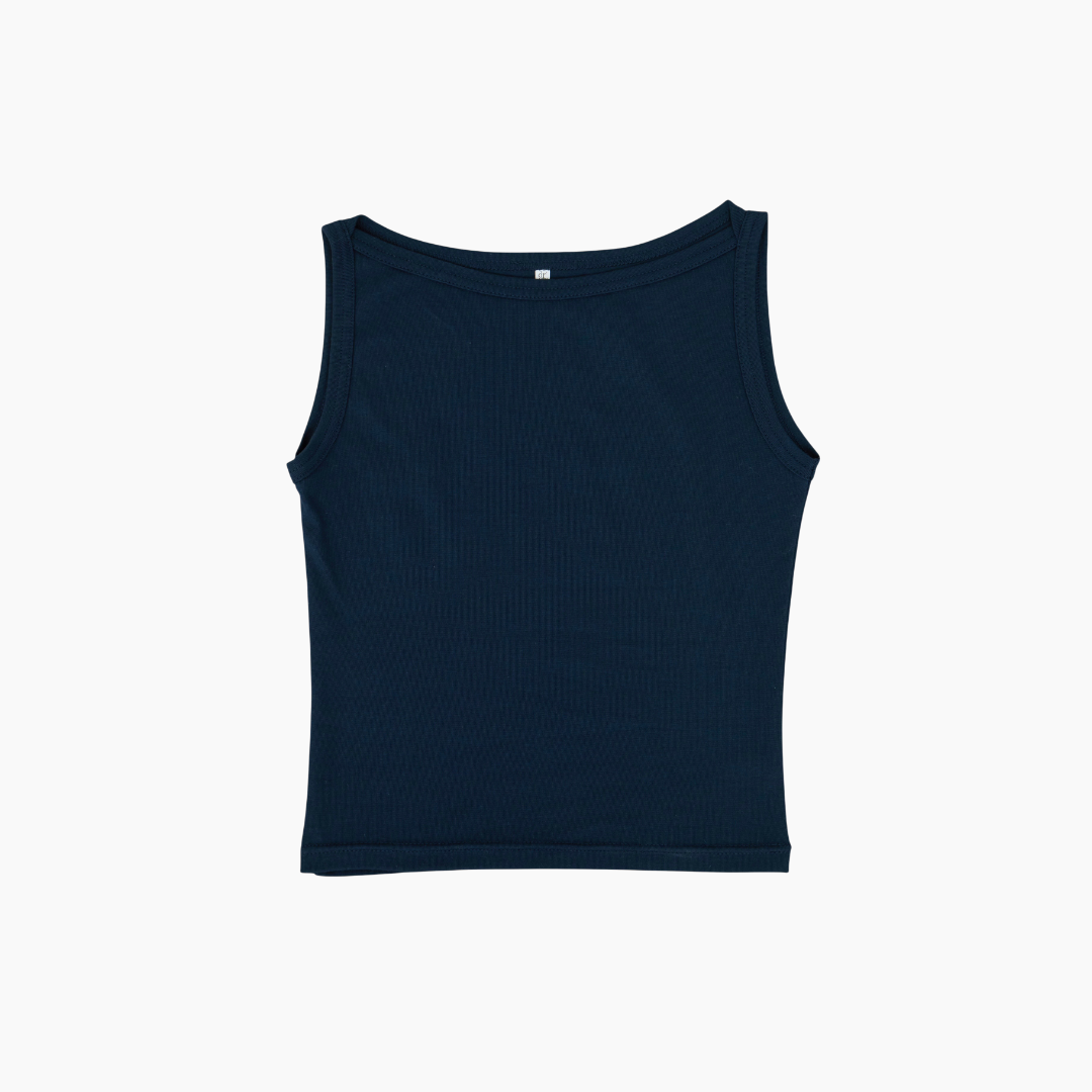 【NEW】Boat Neck Tanktop