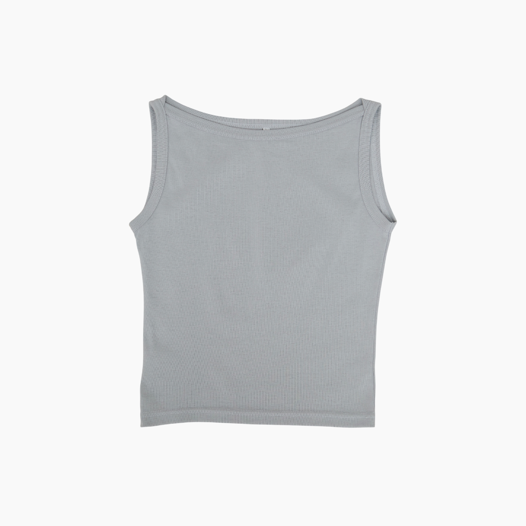 【NEW】Boat Neck Tanktop
