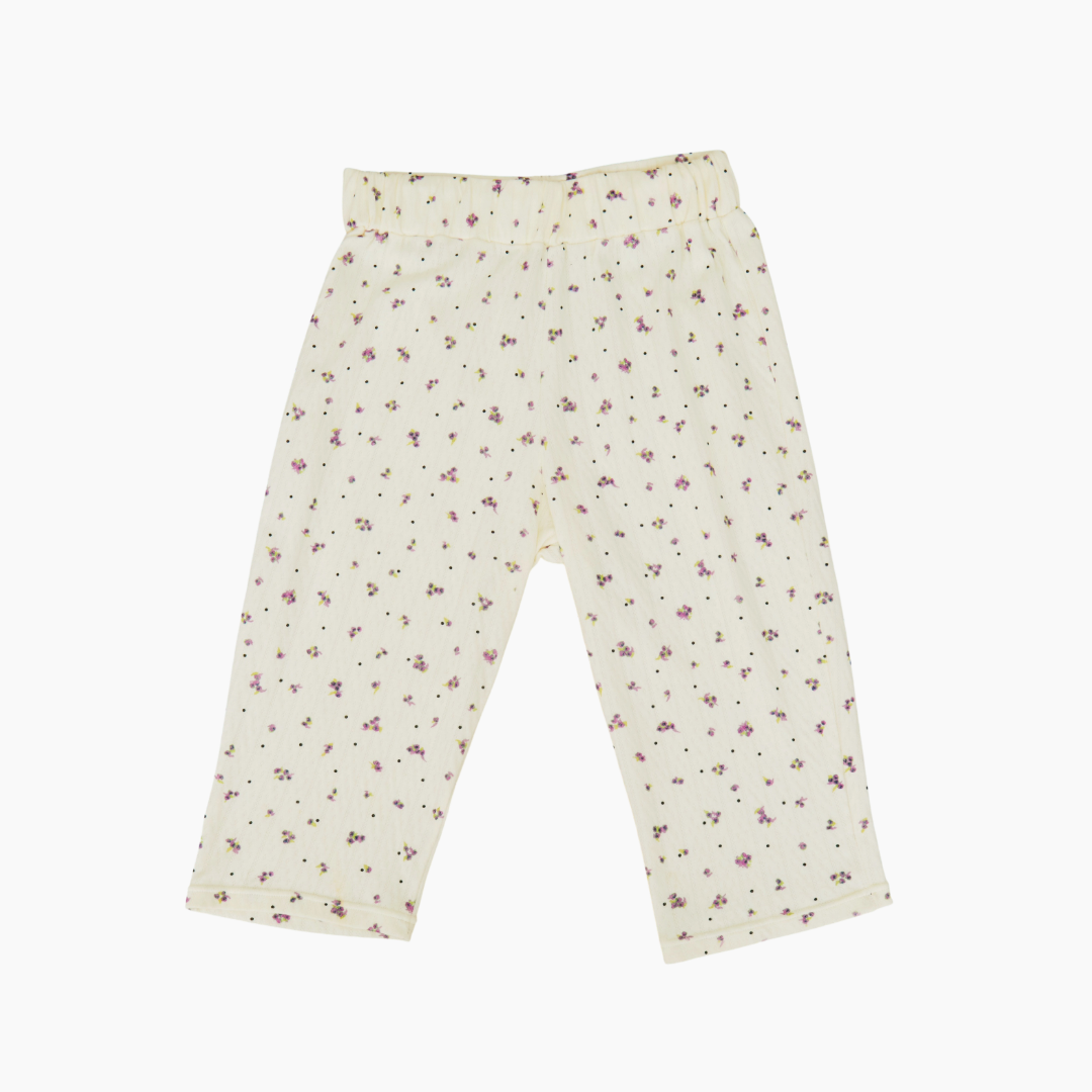 【NEW】Flower Dots Capri Leggings