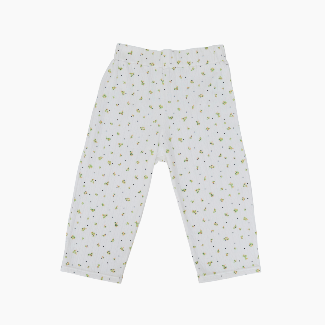 【NEW】Flower Dots Capri Leggings