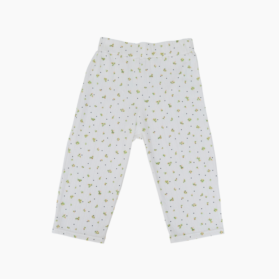 NEW】Flower Dots Capri Leggings – draw