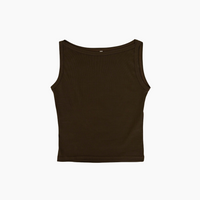 【NEW】Boat Neck Tanktop