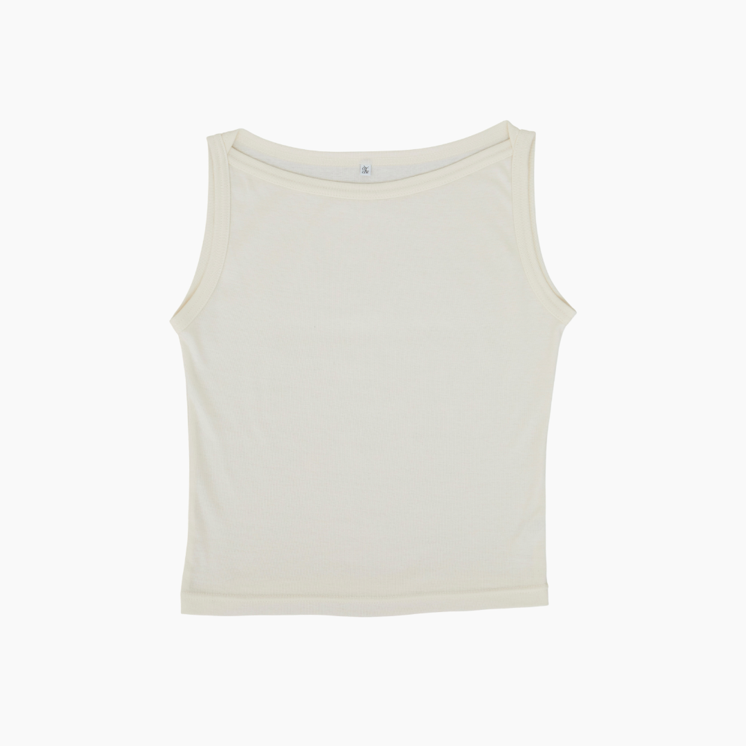 【NEW】Boat Neck Tanktop