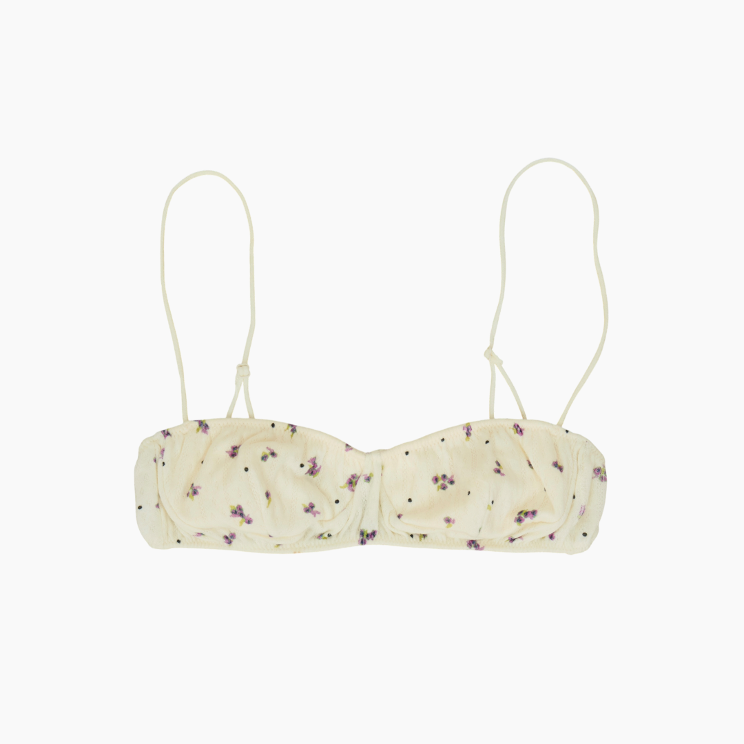 【NEW】Flower Dots Bra