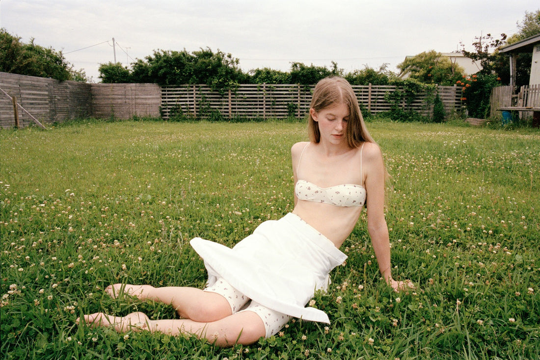 【NEW】Flower Dots Bra