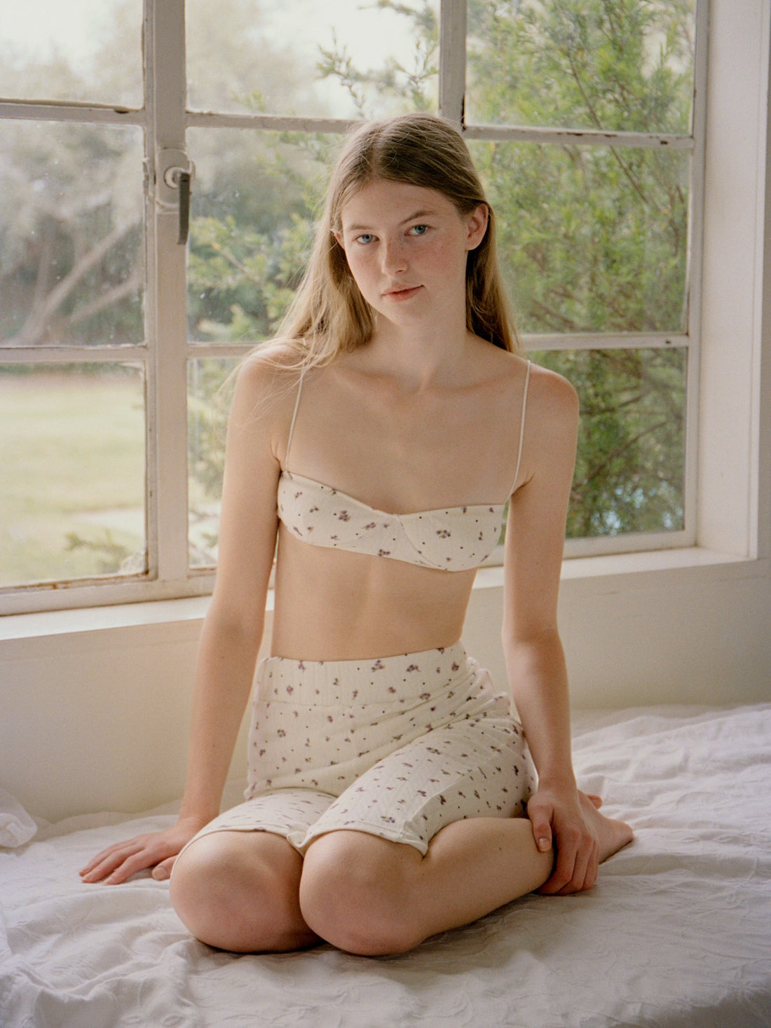 【NEW】Flower Dots Bra
