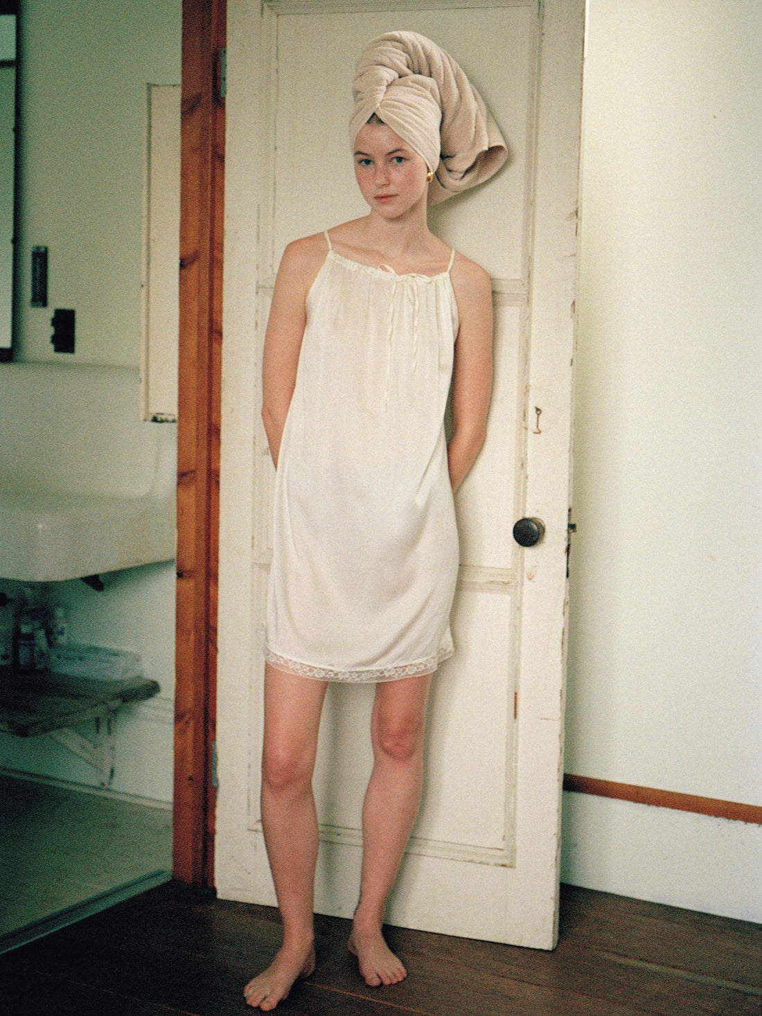 【NEW】Lace Silk Négligé