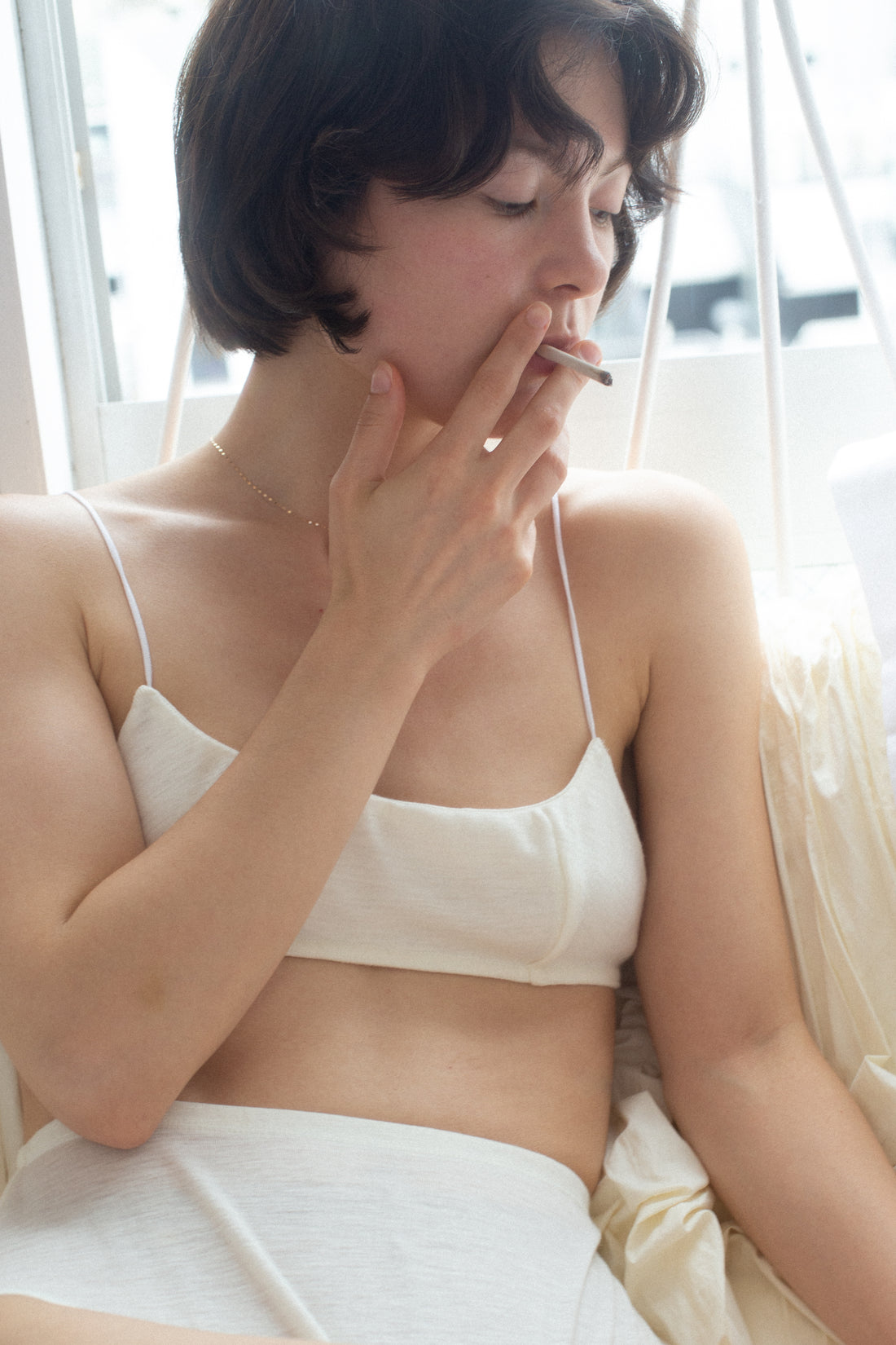 Wool oblong Bra