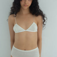 Wool triangle Bra