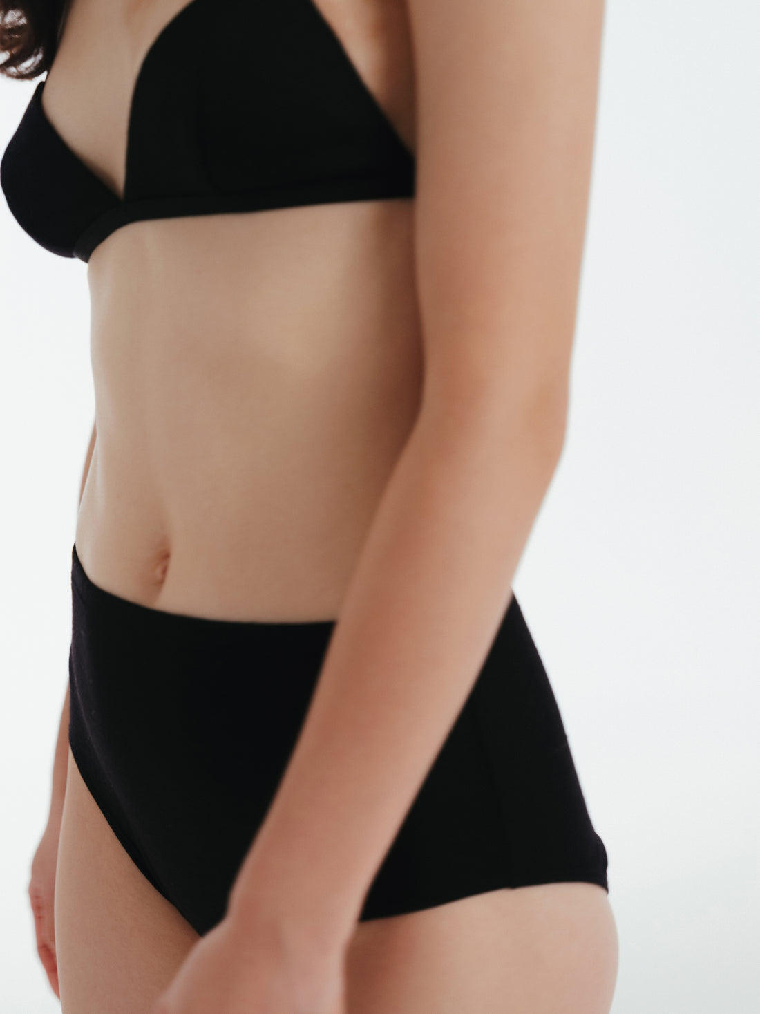 Wool high-waist Shorts