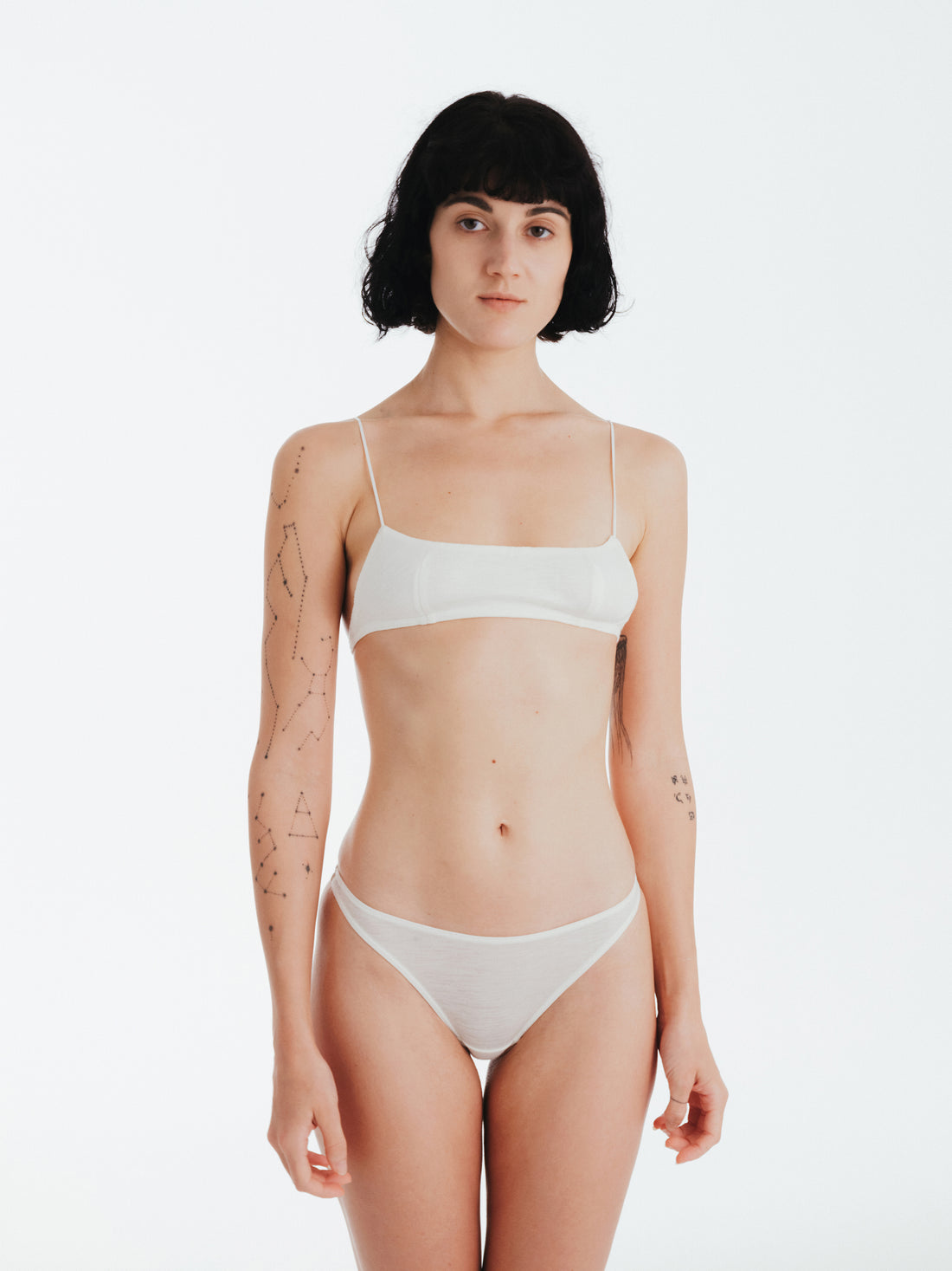 Wool oblong Bra