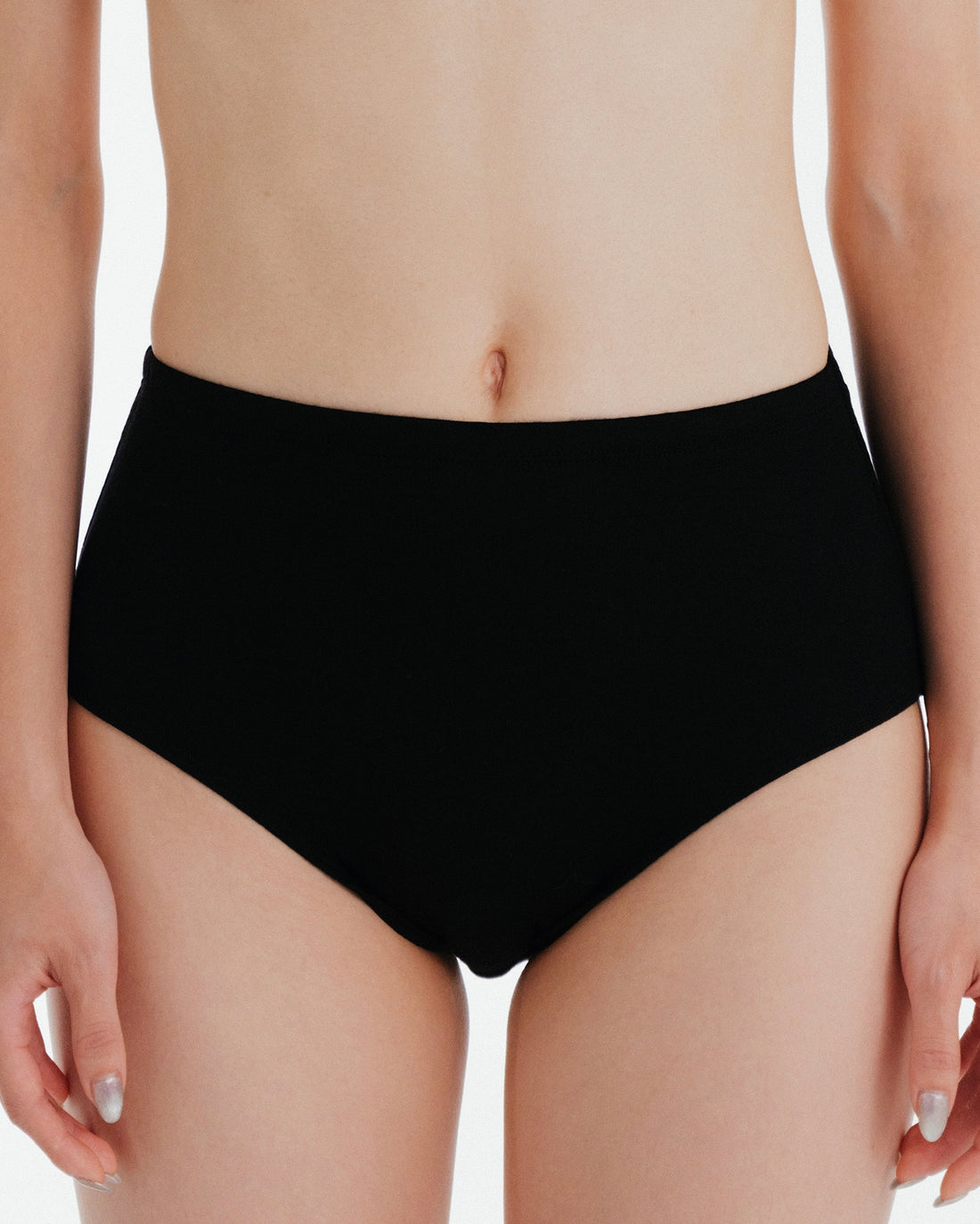 Wool high-waist Shorts