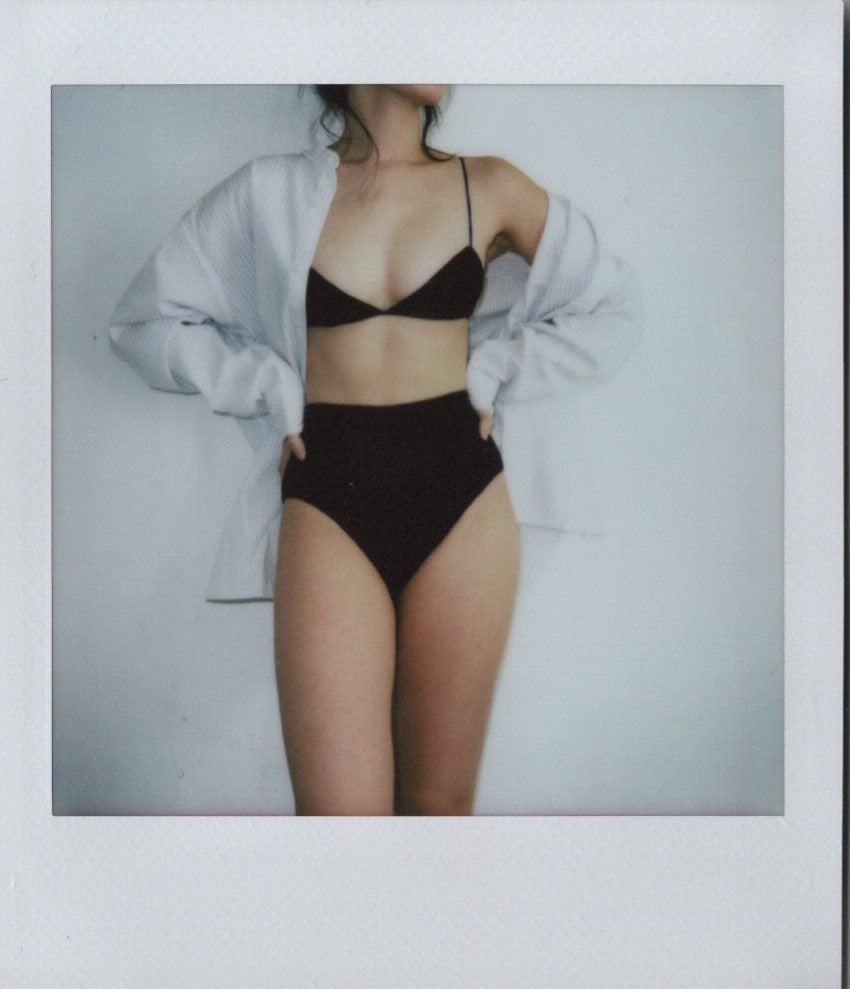 Wool high-waist Shorts