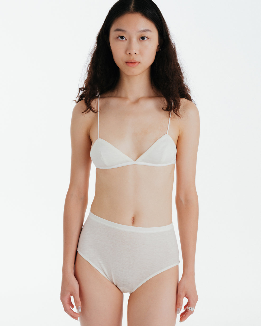 Wool high-waist Shorts