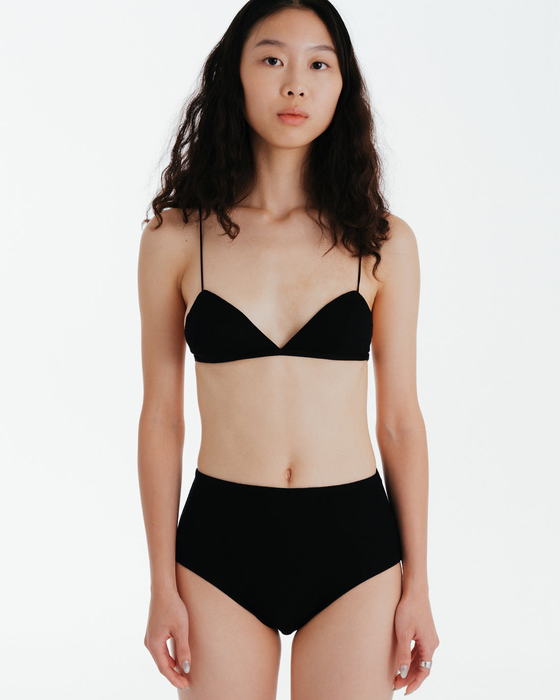 Wool high-waist Shorts